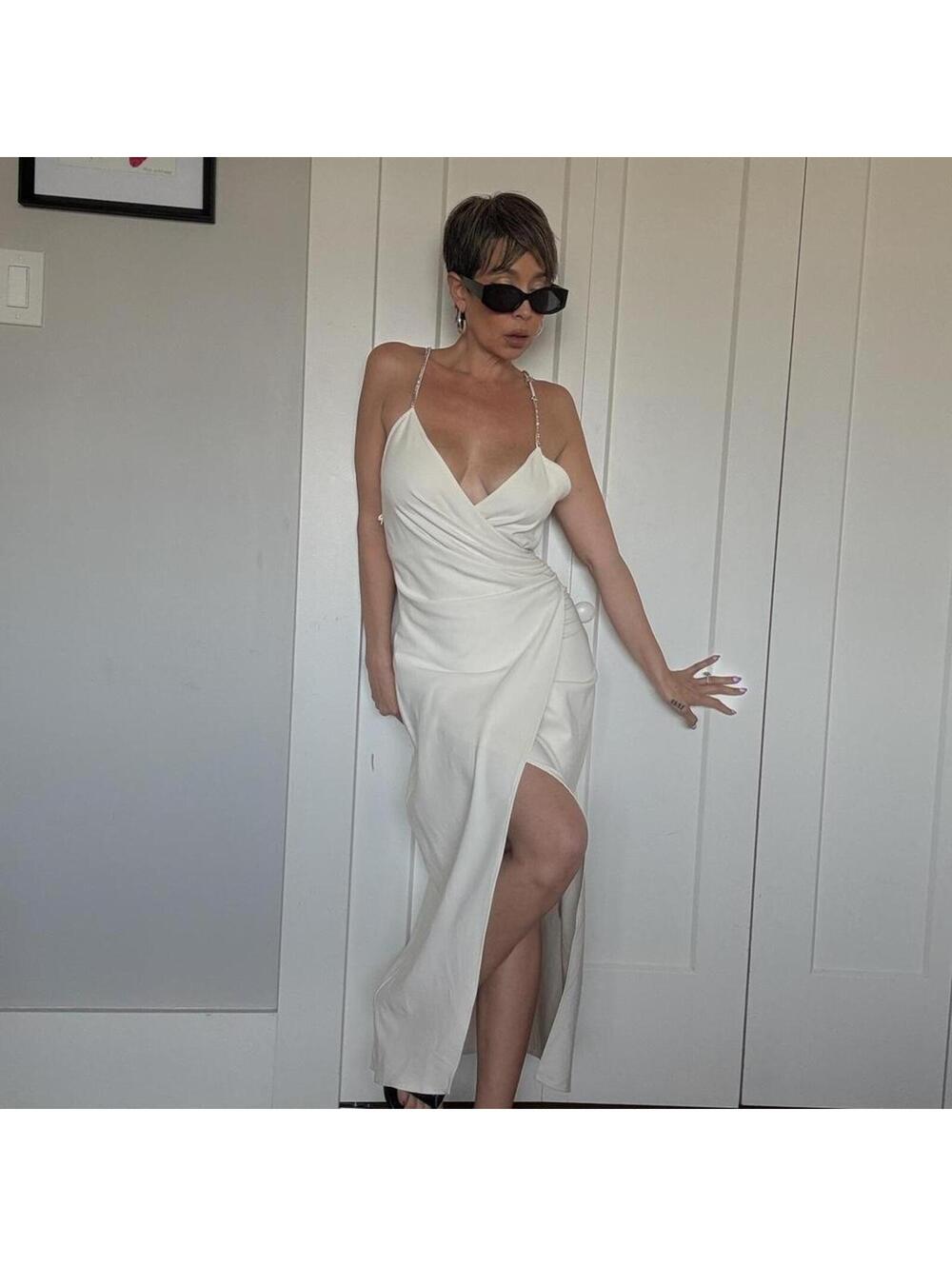Zara White Midi Dress - Picture 2 of 8